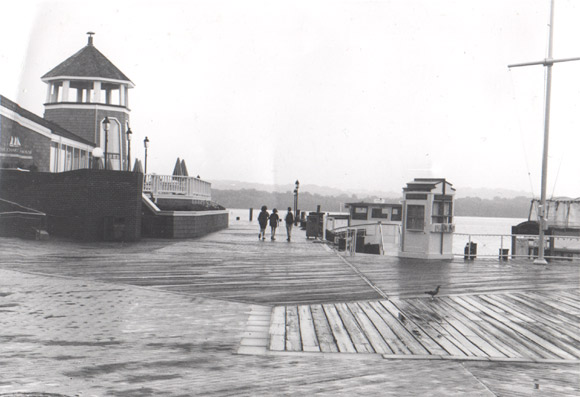 standing by the sea